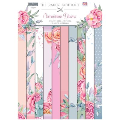 The Paper Boutique Summertime Blooms Designpapier - Insert Collection
